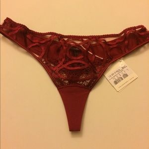 La Perla Circles stretch-tulle strings Size M